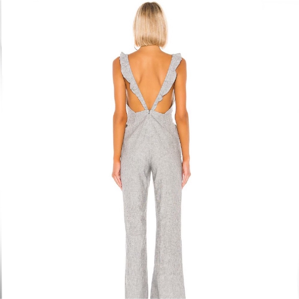 💕 LOVERS + FRIENDS kat linen jumpsuit NEW size XS